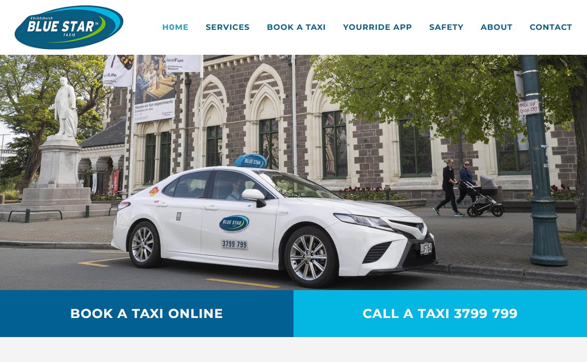 Blue Star Taxis Christchurch | Public Transport | Airport Shuttle