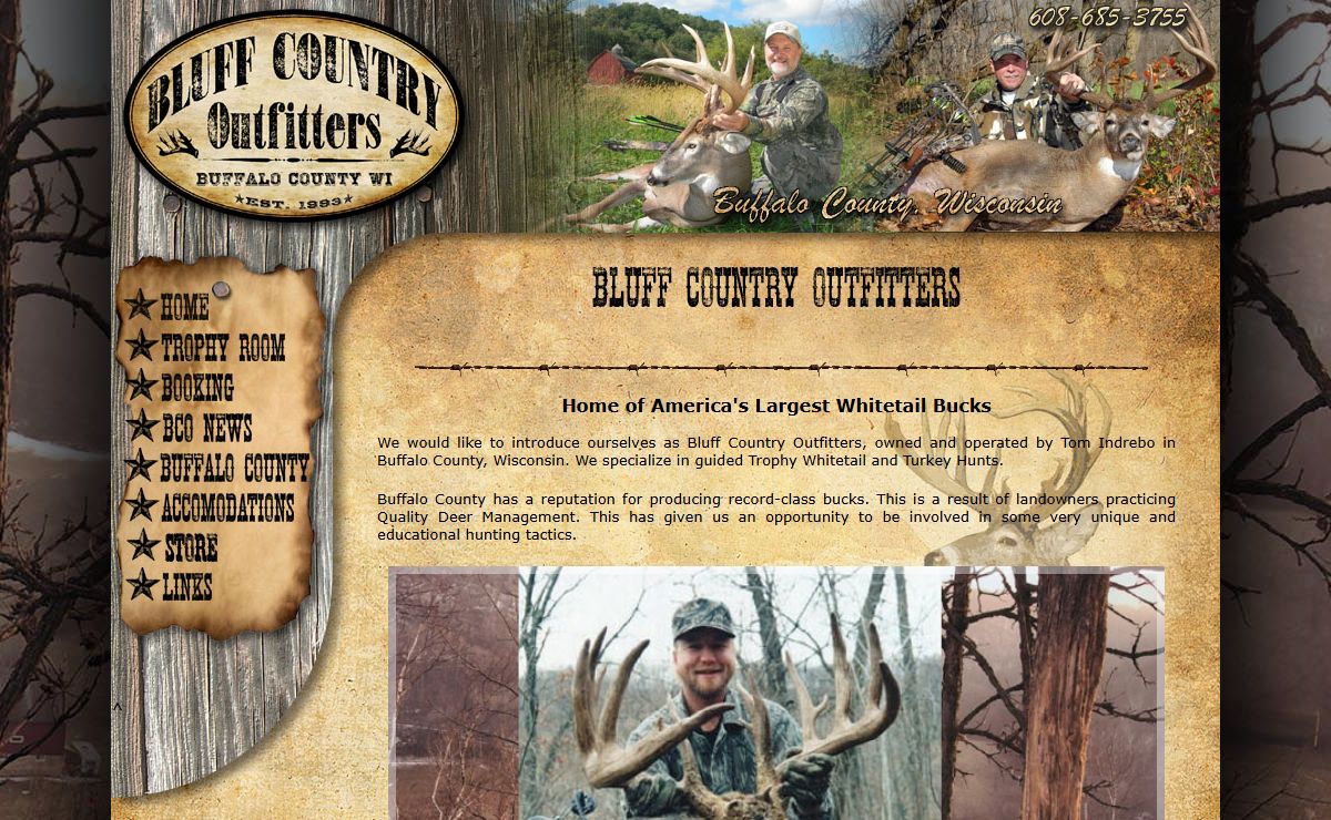 Bluff Country Outfitters - American's Largest Trophy Whitetail Bucks