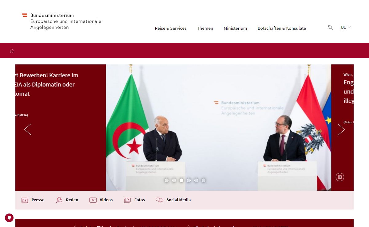 Startseite – BMEIA - Außenministerium Österreich