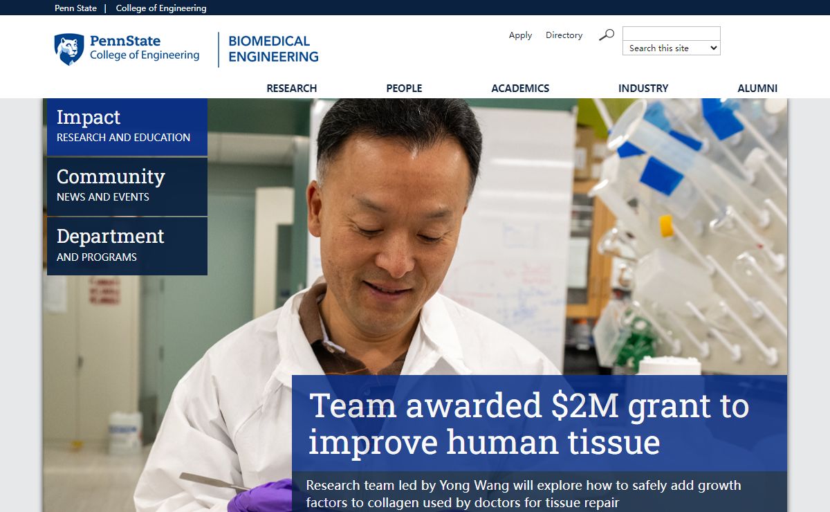 Biomedical Engineering | Penn State Engineering