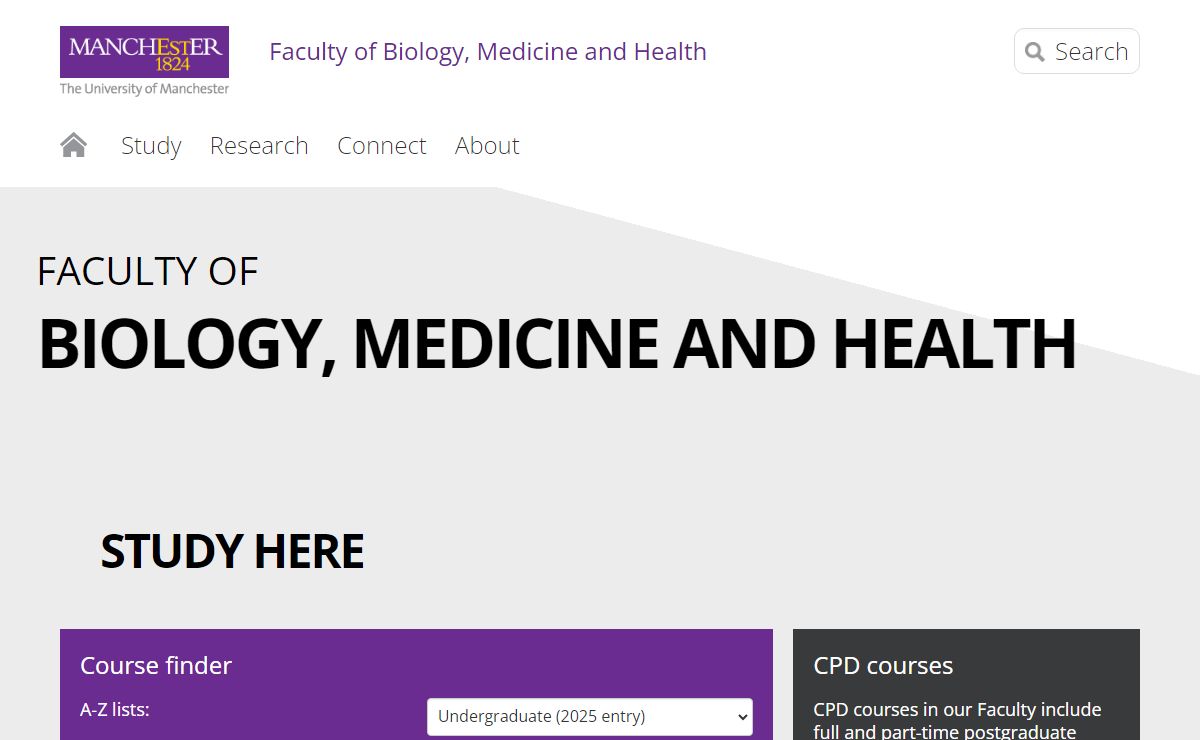 Faculty of Biology, Medicine and Health | The University of Manchester
