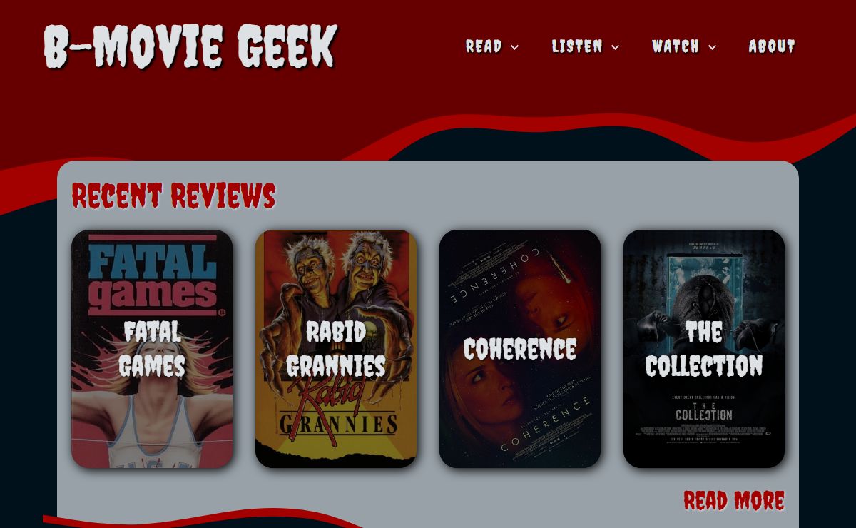 B-Movie Geek - Horror Movie Reviews