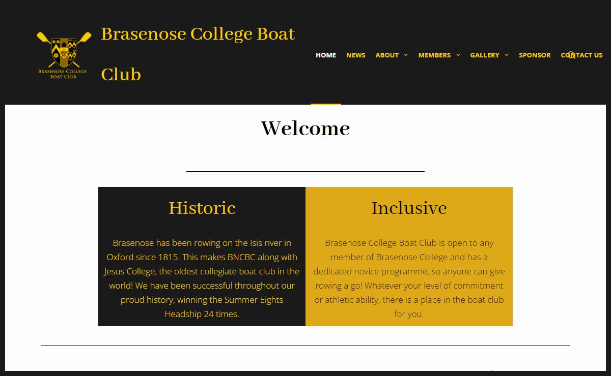 Brasenose College Boat Club - BNCBC