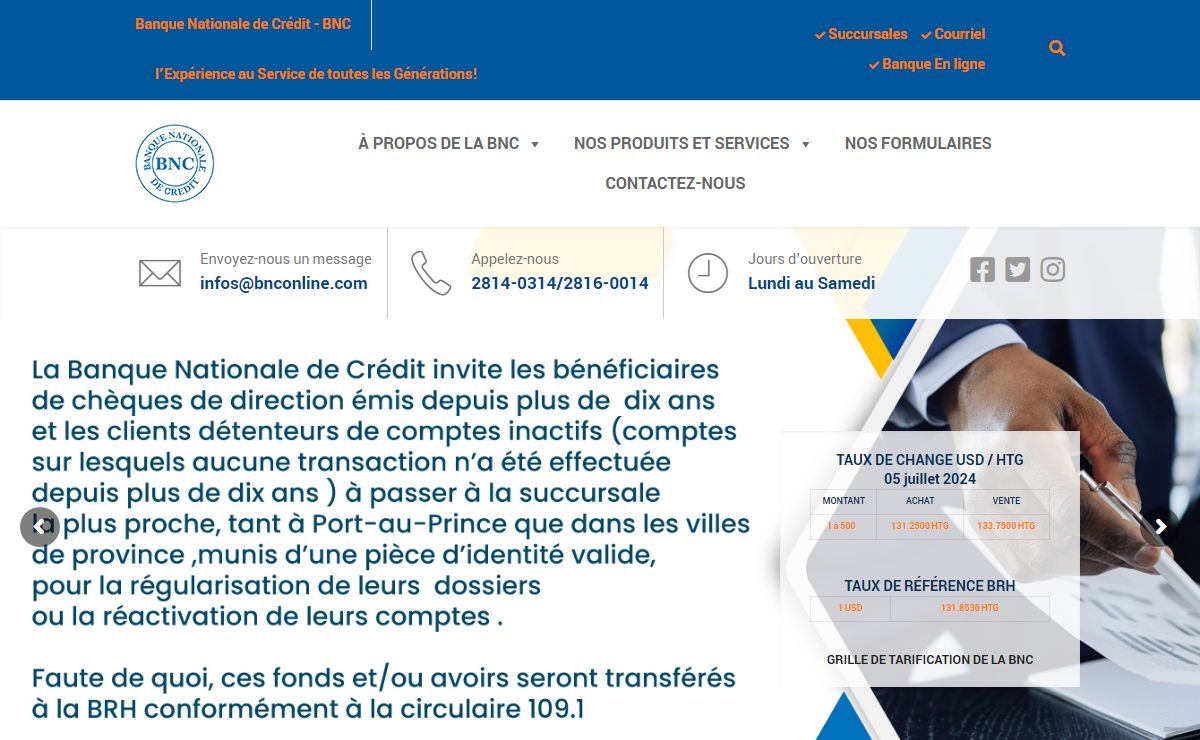 Banque Nationale de Crédit – BNC