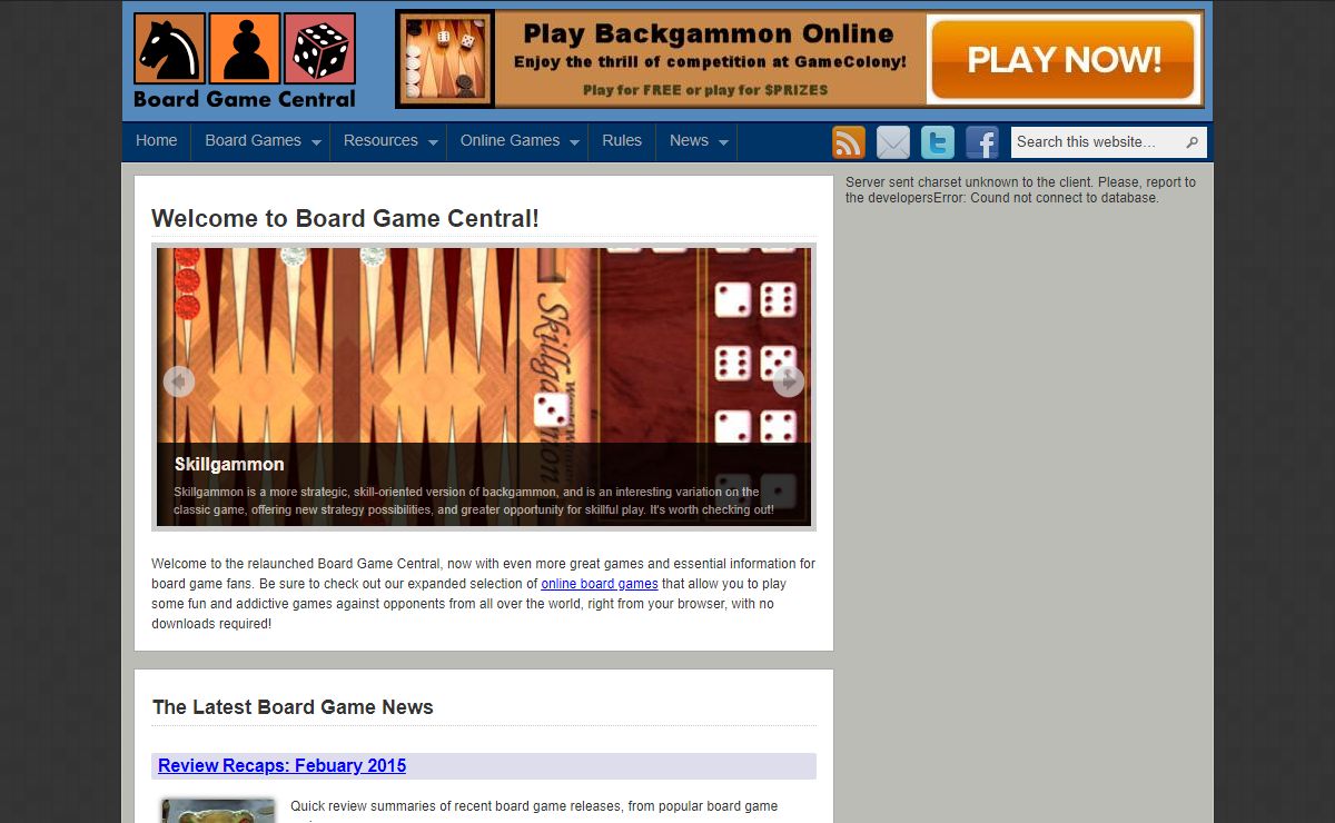 Board Game Central - Traditional and Family Board Games
