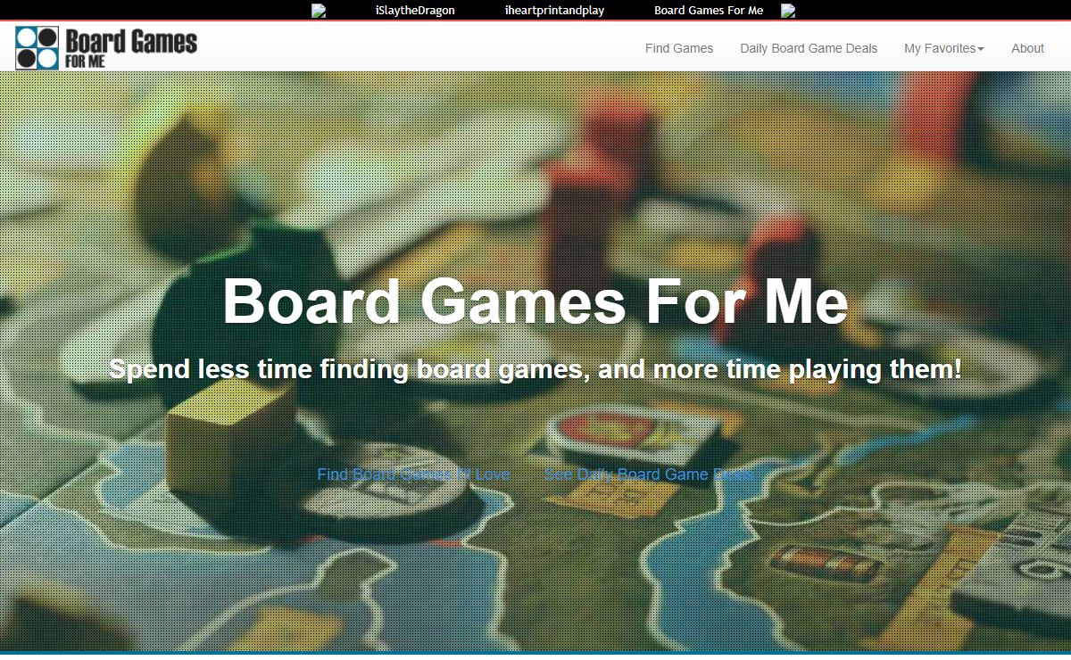 Find board game recommendations you'll love | BoardGamesFor.Me