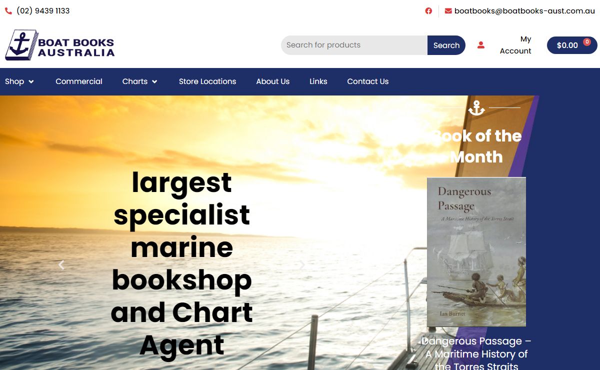 Australia's Premier Marine Book Shop & Chart Agent | Boat Books