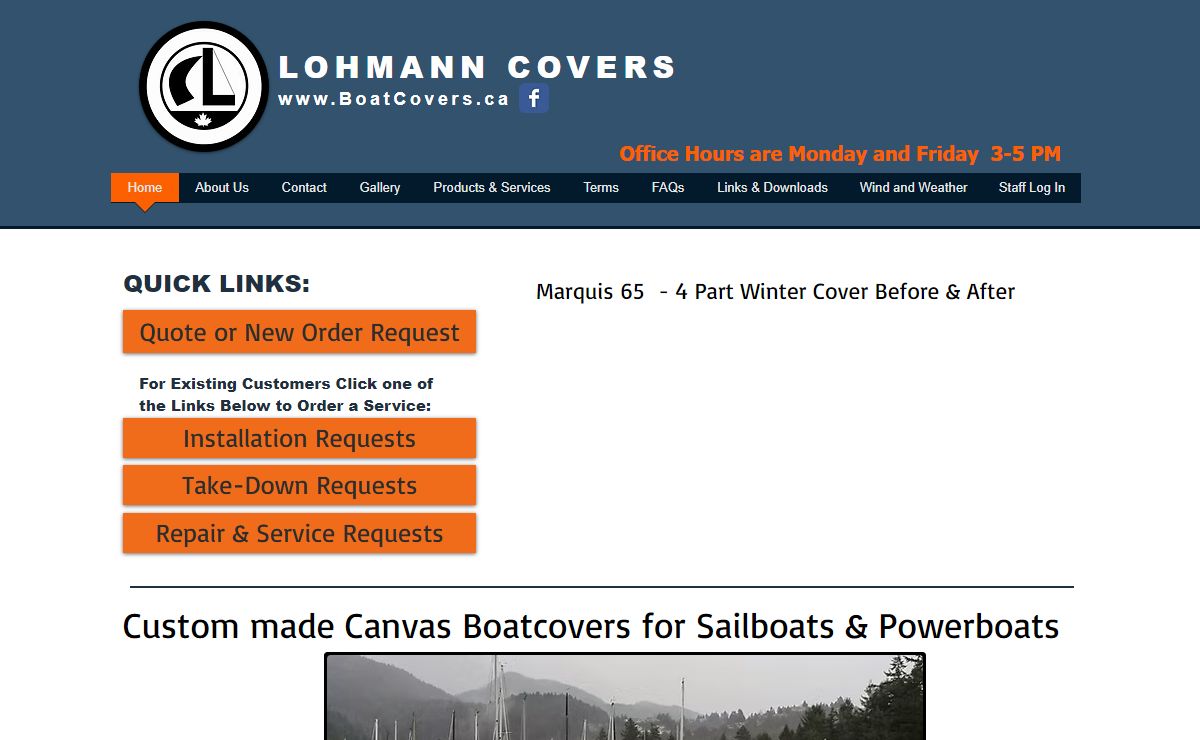 Total Boat Covers | British Columbia | Lohmann Sails & Covers Ltd