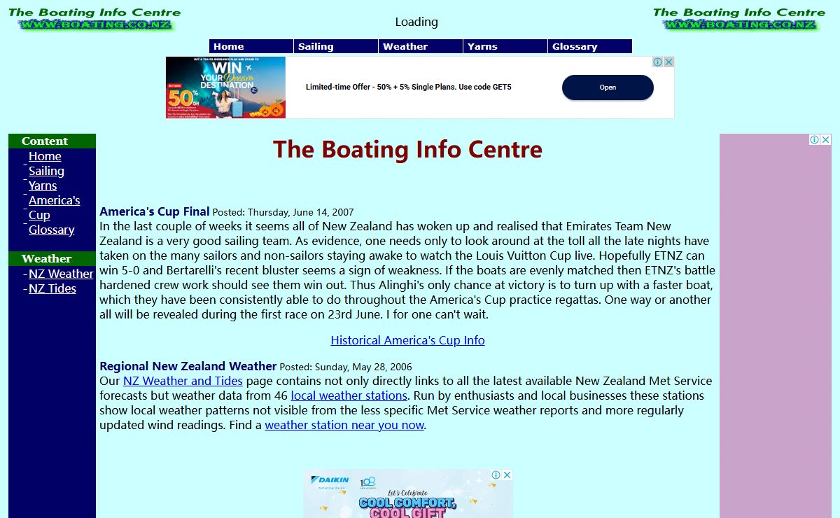 The Boating & Sailing Info Centre