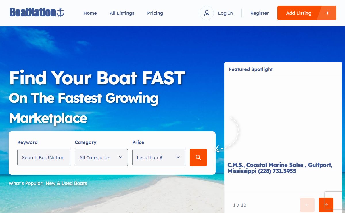 BoatNation - New & Used Boats for Sale, Boat & Marine Directory