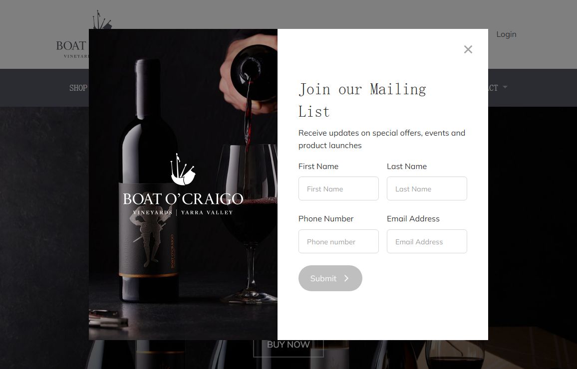 Boat O’Craigo - Yarra Valley Winery, Cellar Door, Restaurant, Functions - BOAT OCRAIGO
