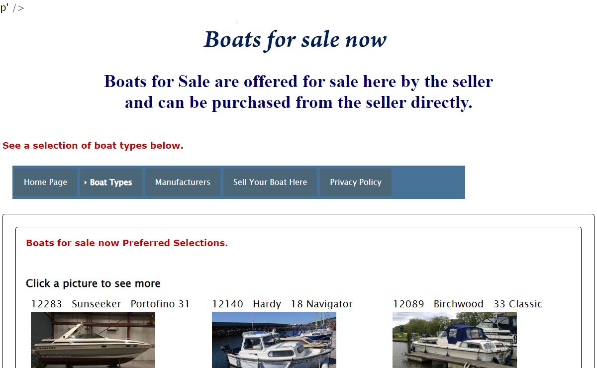 Boats For Sale: Powerboats Sail and Fishing boats. Free advertising.