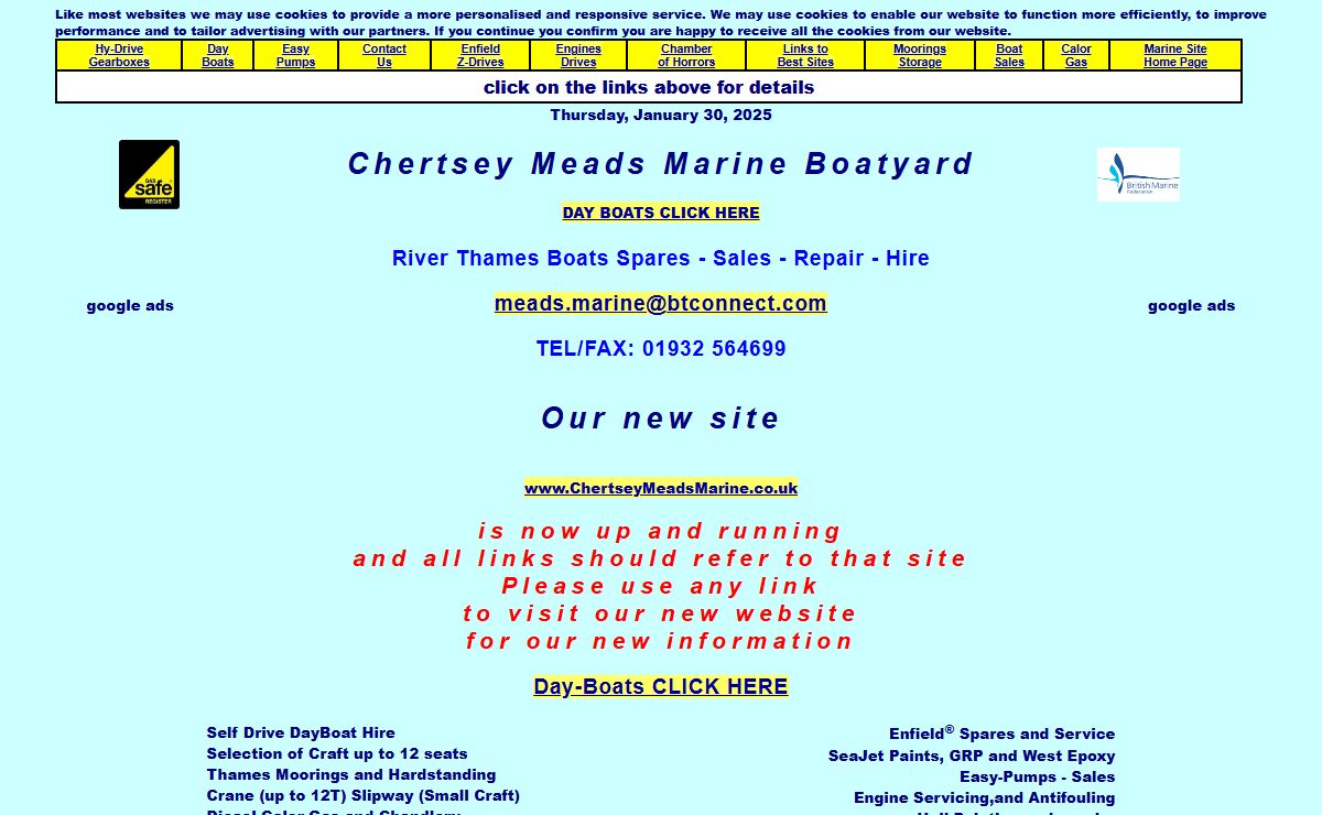 Thames Boat Hire,Thames Hire Boats,Hireboats,Day Boats for Hire on the Royal River Thames,Chertsey,Thames,Boat Hire in Chertsey,Enfield,BMC,Engines,Z Drives, Spares and Service,