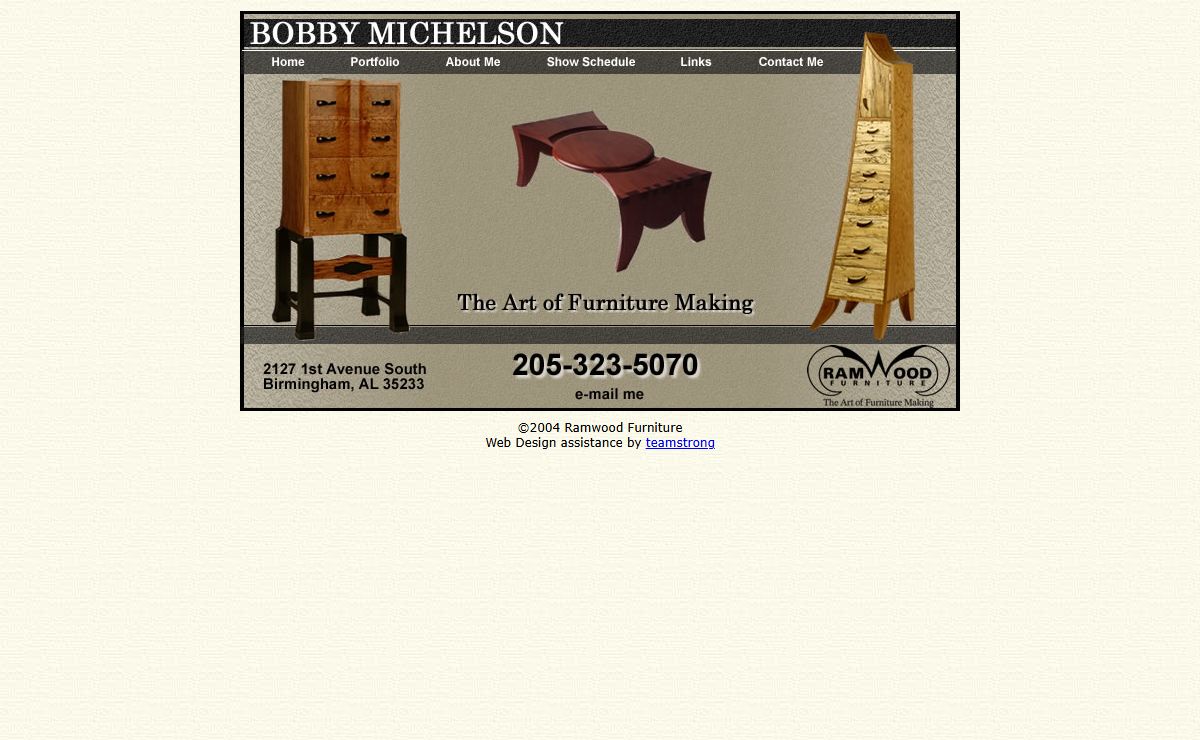 Bobby Michelson - Ramwood Furniture