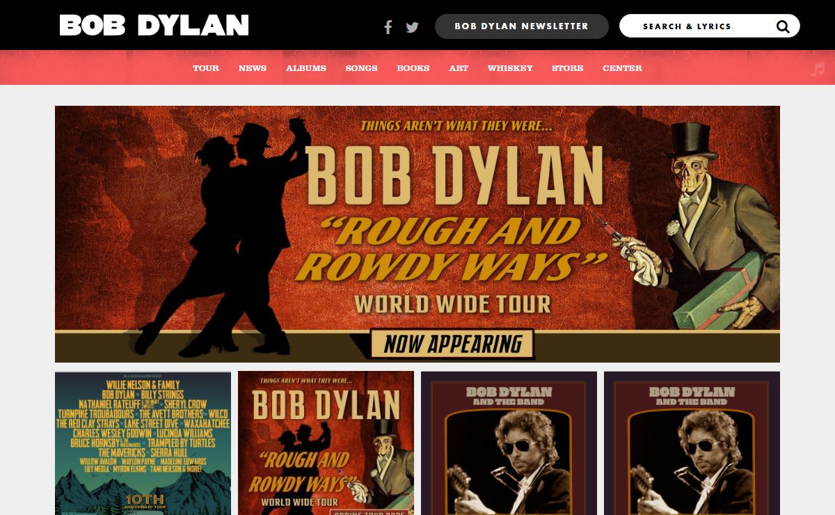 The Official Bob Dylan Site