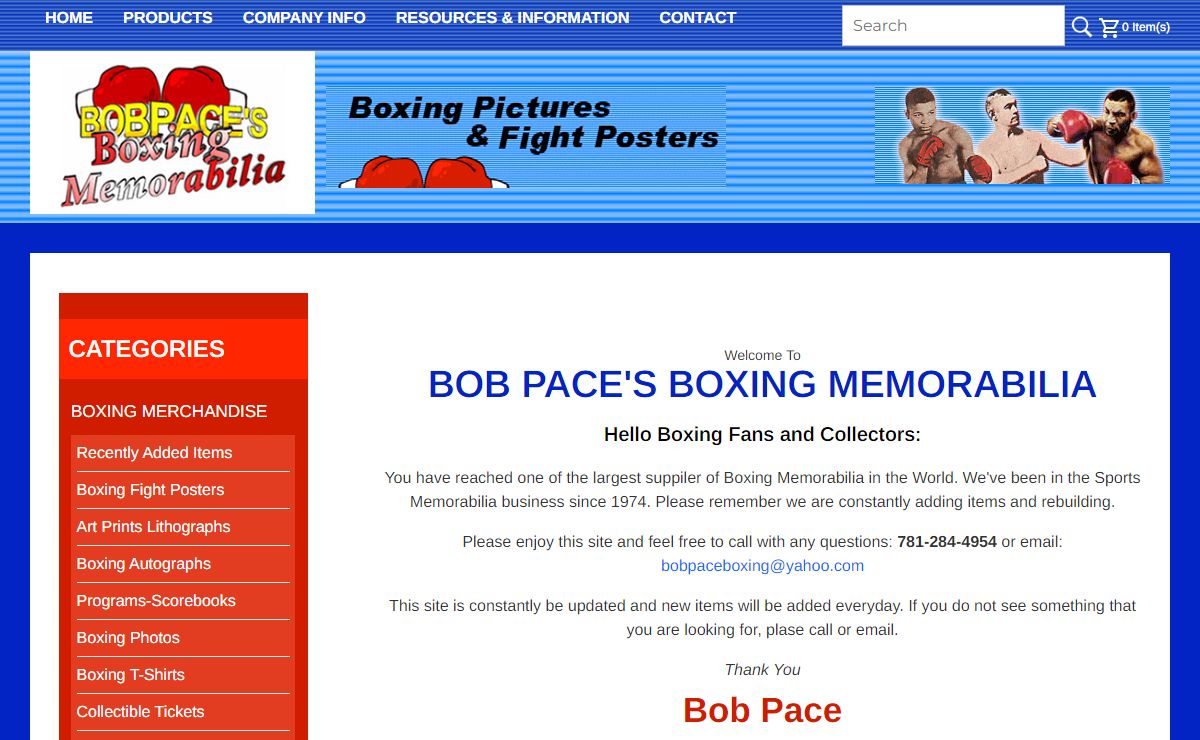 Bob Pace Boxing