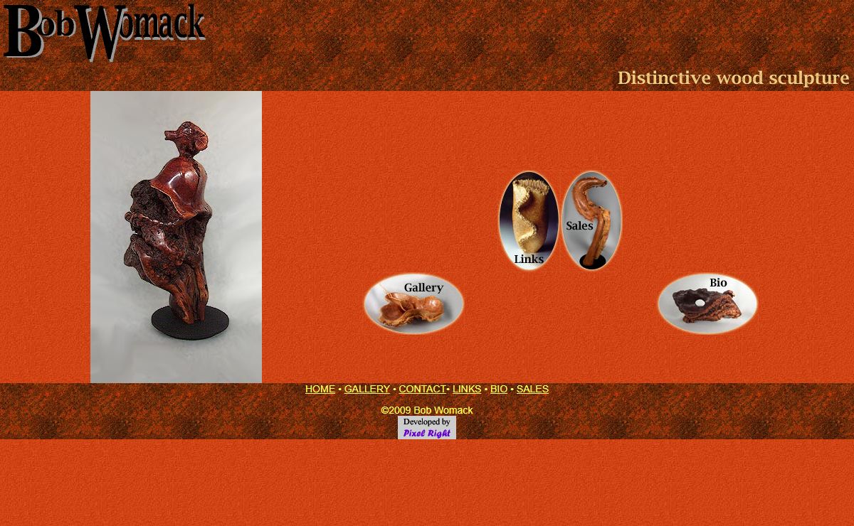 Bob Womack - Distinctive Wood Sculpture