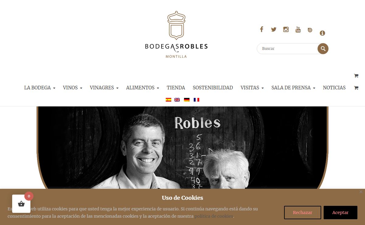Bodega de vino Montilla Moriles | Bodegas Robles