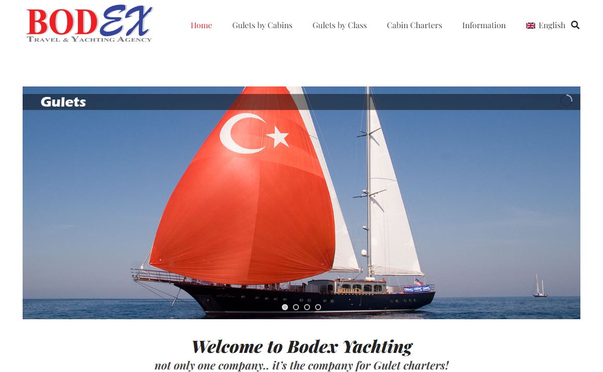Gulet Charters in Turkey provided by Bodex Yachting Ltd from Bodrum