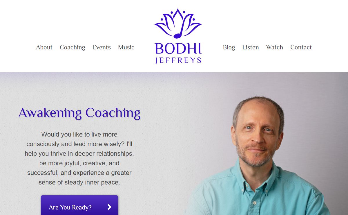 Bodhi Jeffreys | Awakening Coaching & Sacred Living Events
