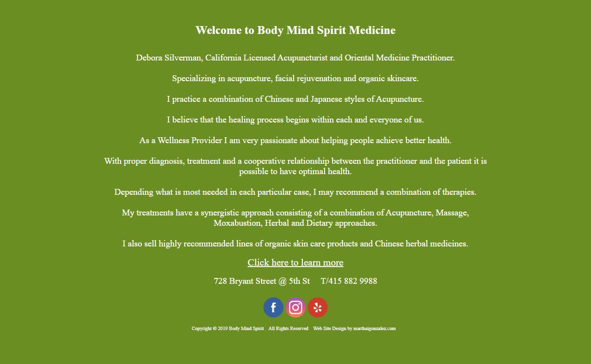 San Francisco Acupuncture, Facial Rejuvenation, Organic Skin Care Products: Body Mind Spirit Medicine