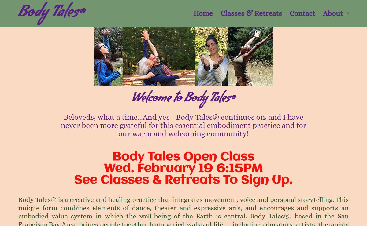 BT – BodyTales website