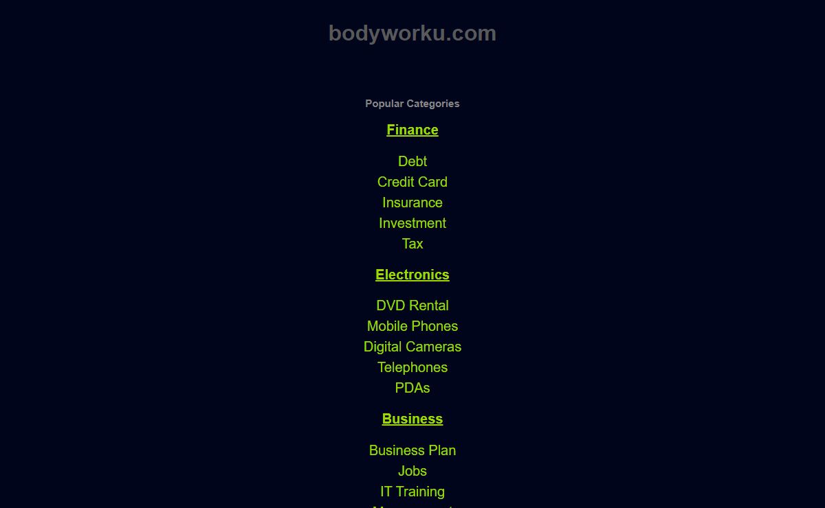 bodyworku.com - This website is for sale! - bodyworku Resources and Information.