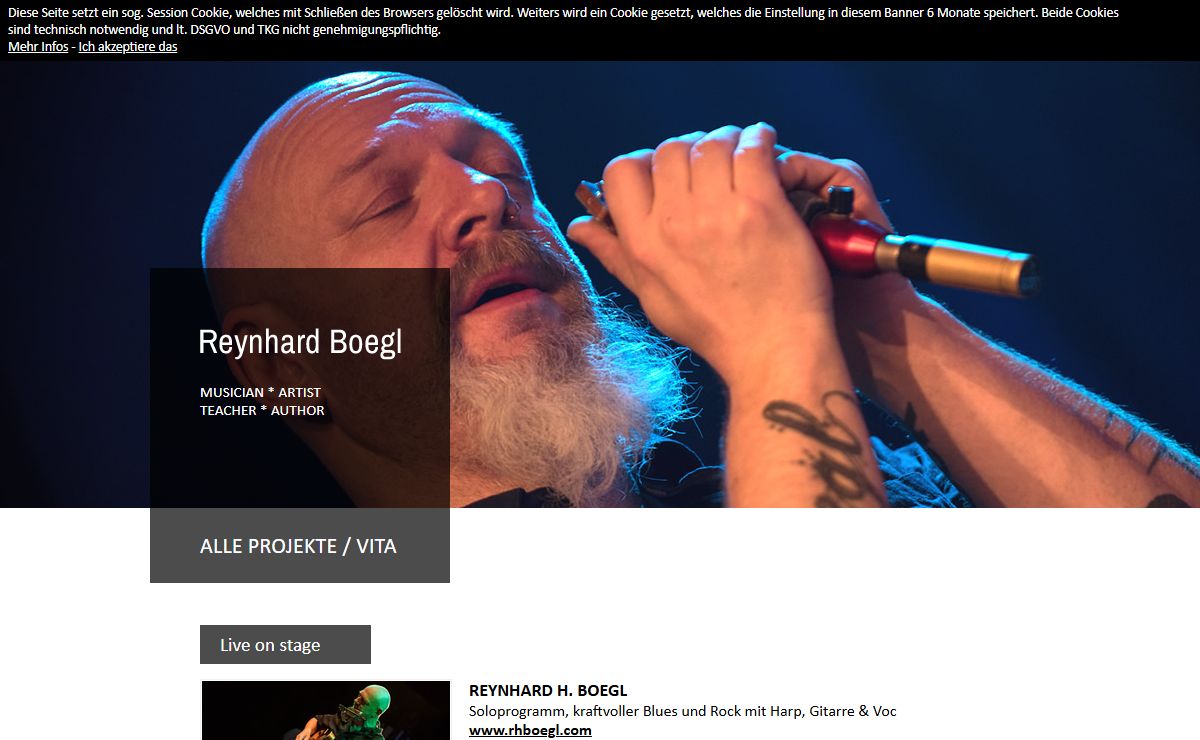 Reynhard Boegl - blues roots rock - ALLE