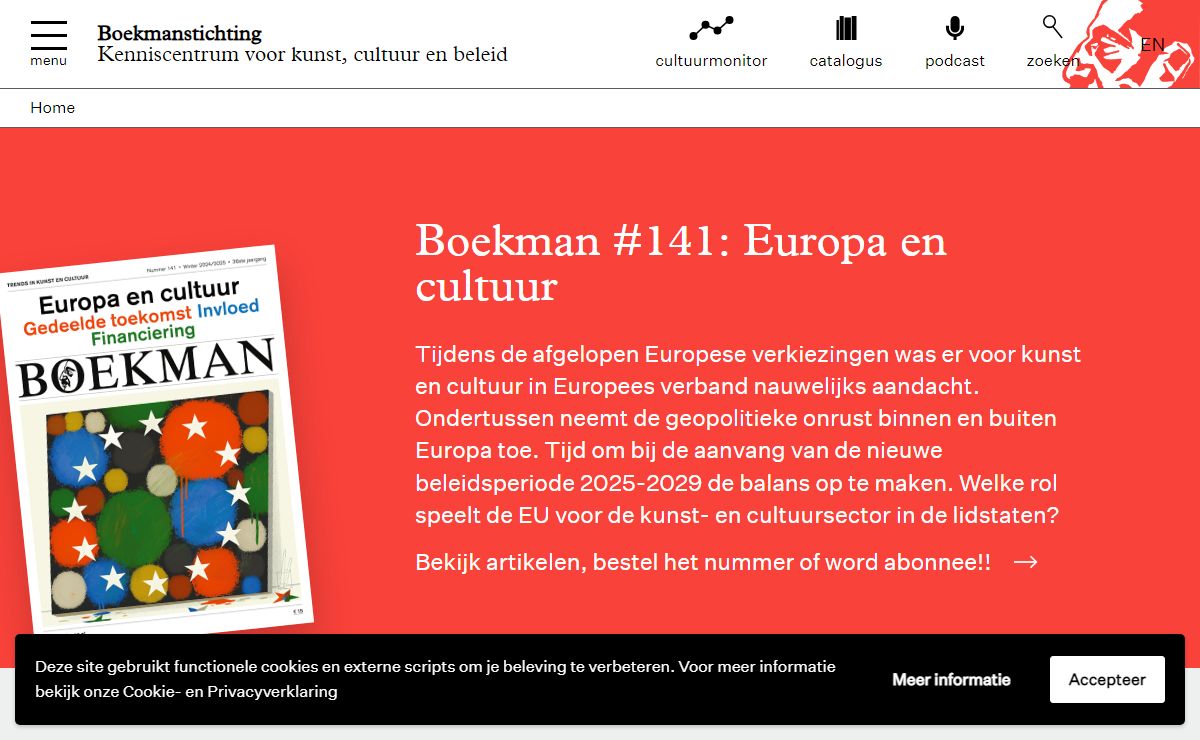 Boekmanstichting - Kenniscentrum voor kunst- en cultuurbeleid
