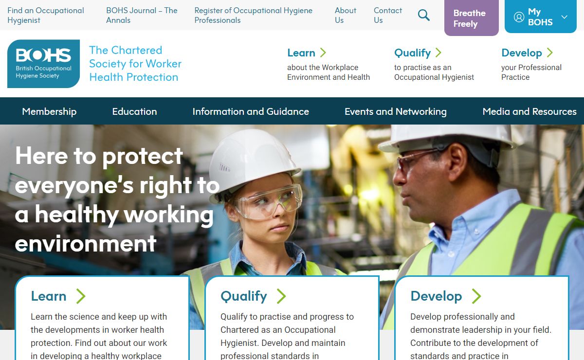 Home - British Occupational Hygiene Society (BOHS)