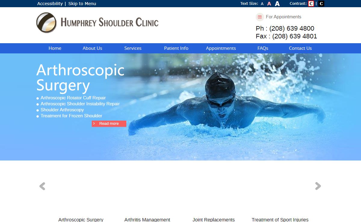 Humphrey Shoulder Clinic | Shoulder Surgery | Orthopaedic Surgeon Boise