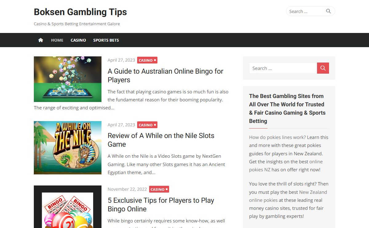 Boksen Gambling Tips - Casino & Sports Betting Entertainment Galore