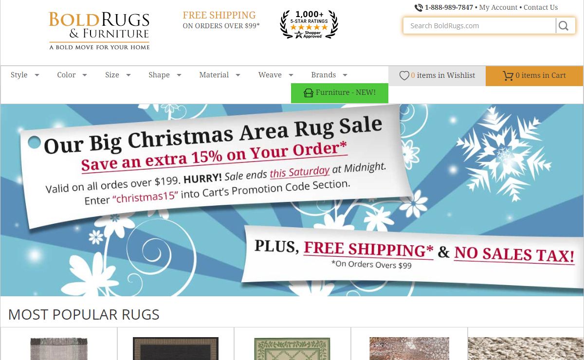 Discount Area Rugs, Up to 57% Off, Free Shipping | Bold Rugs