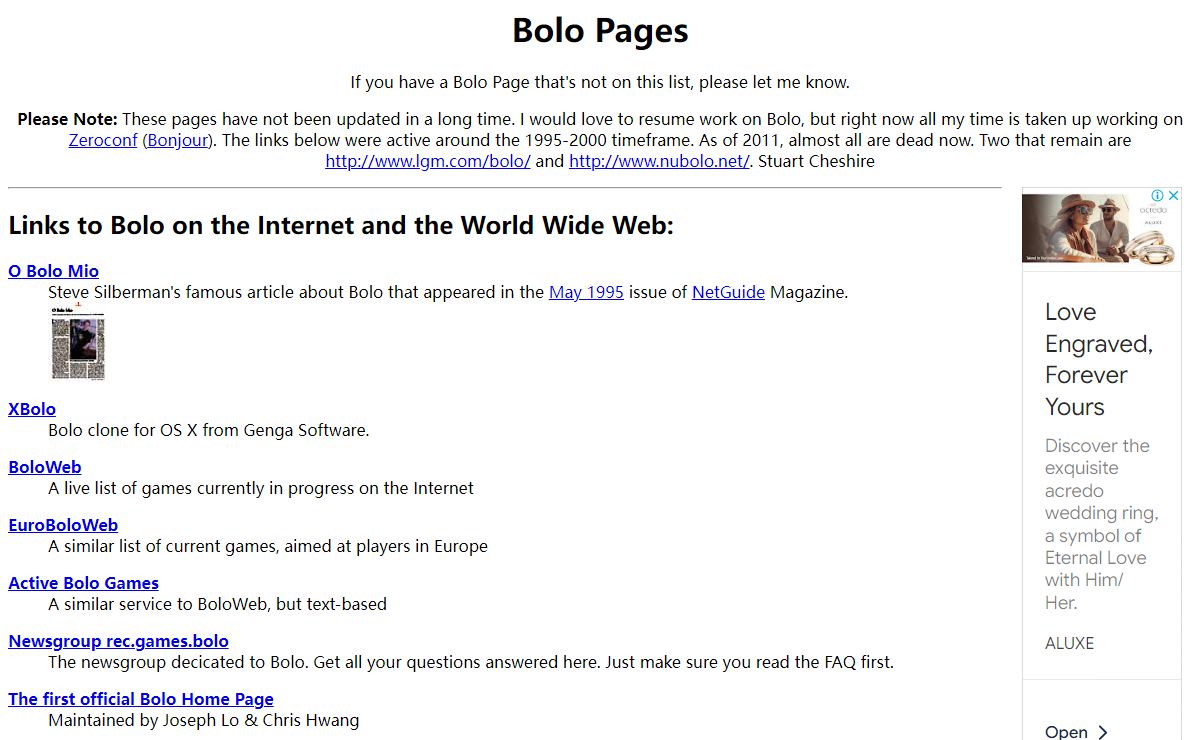 Bolo Pages