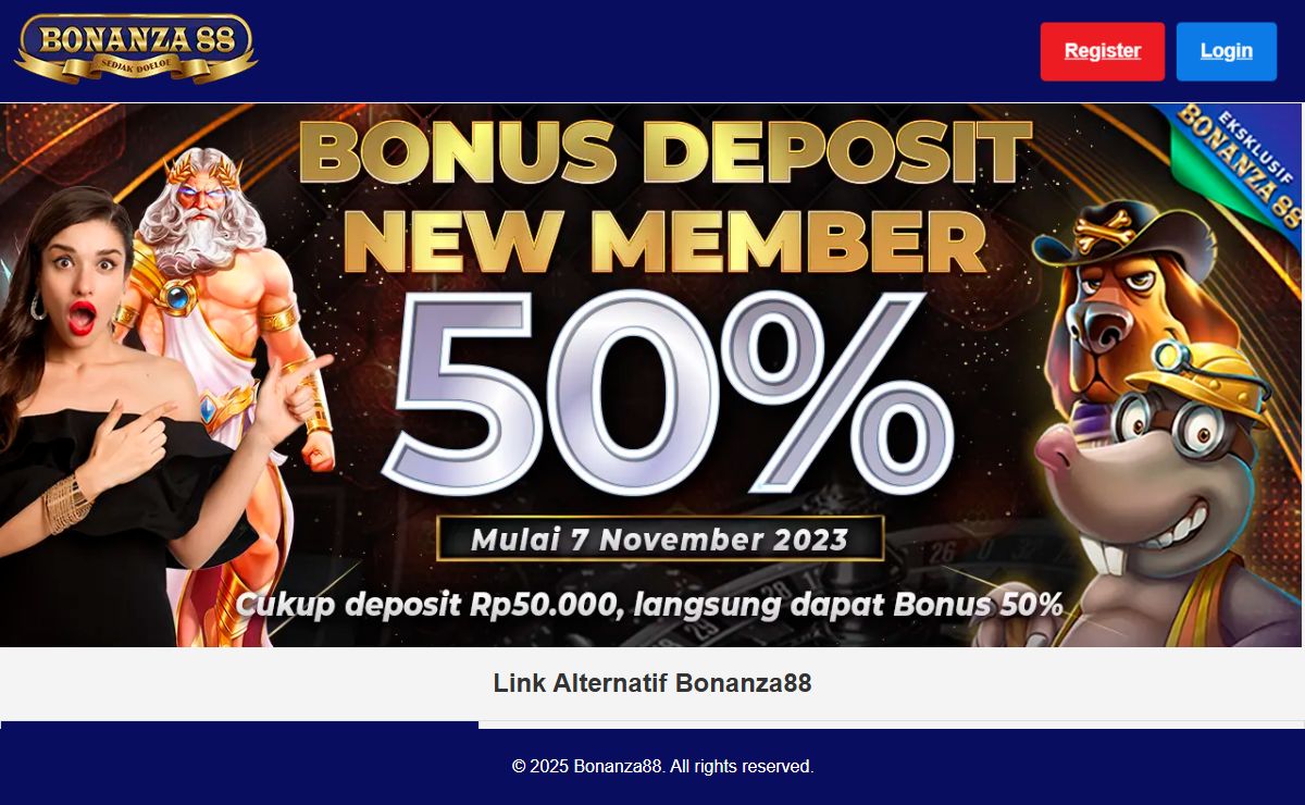 Link Alternatif Bonanza88 2025 - Daftar dan Login Sekarang