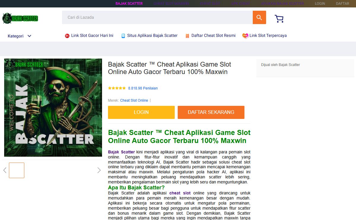 Bajak Scatter ™ Cheat Aplikasi Game Slot Online Auto Gacor Terbaru 100% Maxwin