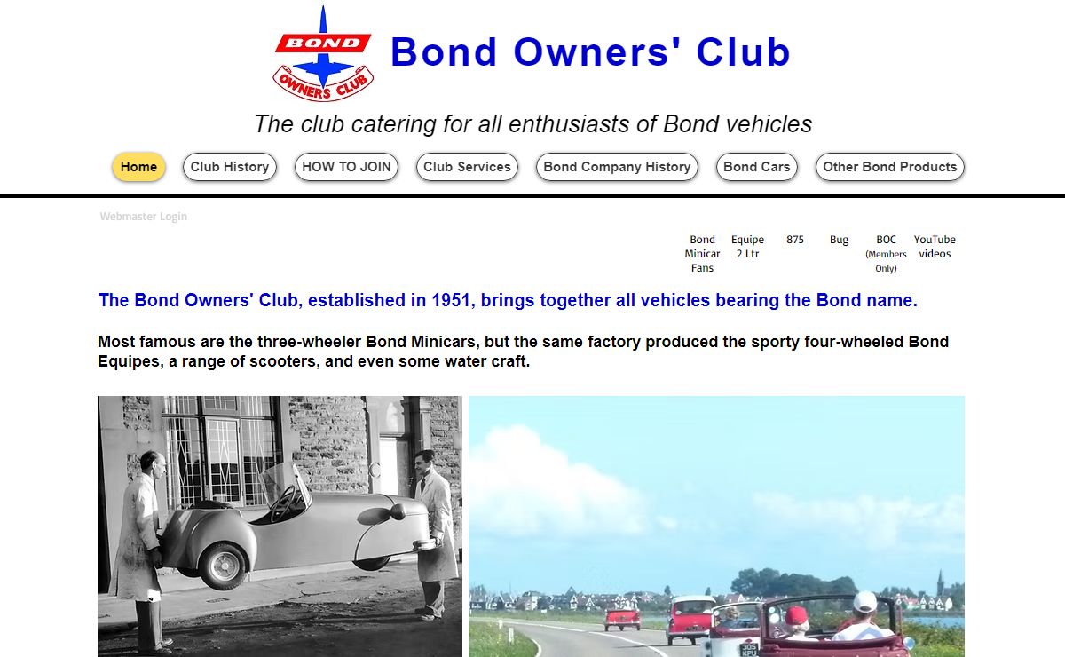 Minicar / Bond Owners' Club