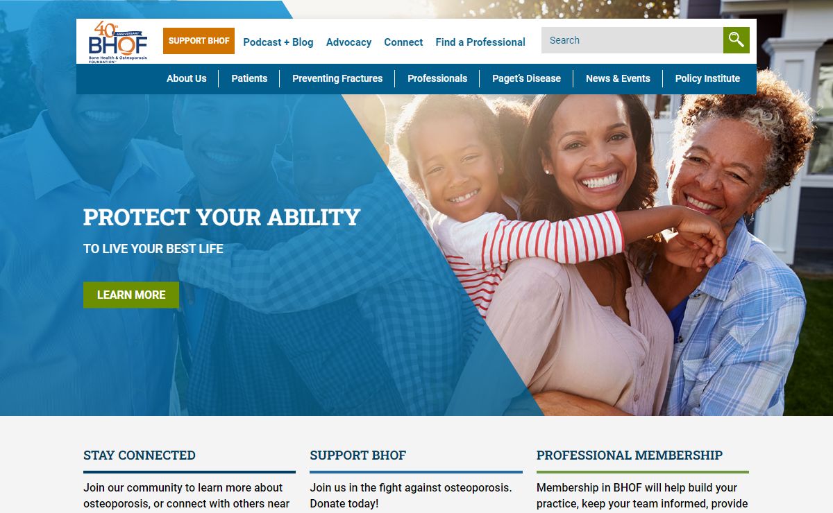 Home - Bone Health & Osteoporosis Foundation