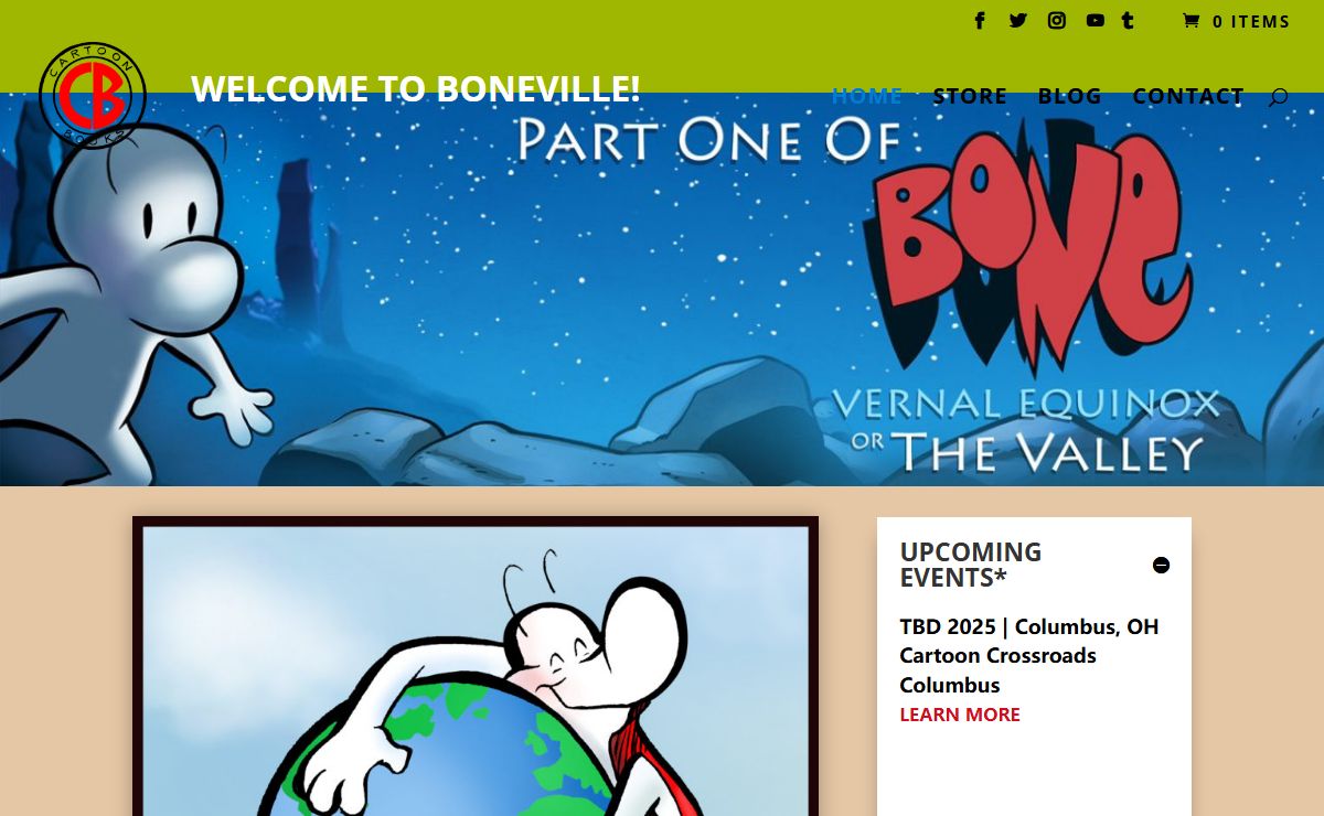 Boneville.com | The Official Site For Bone by Cartoon Books | Welcome to Boneville!