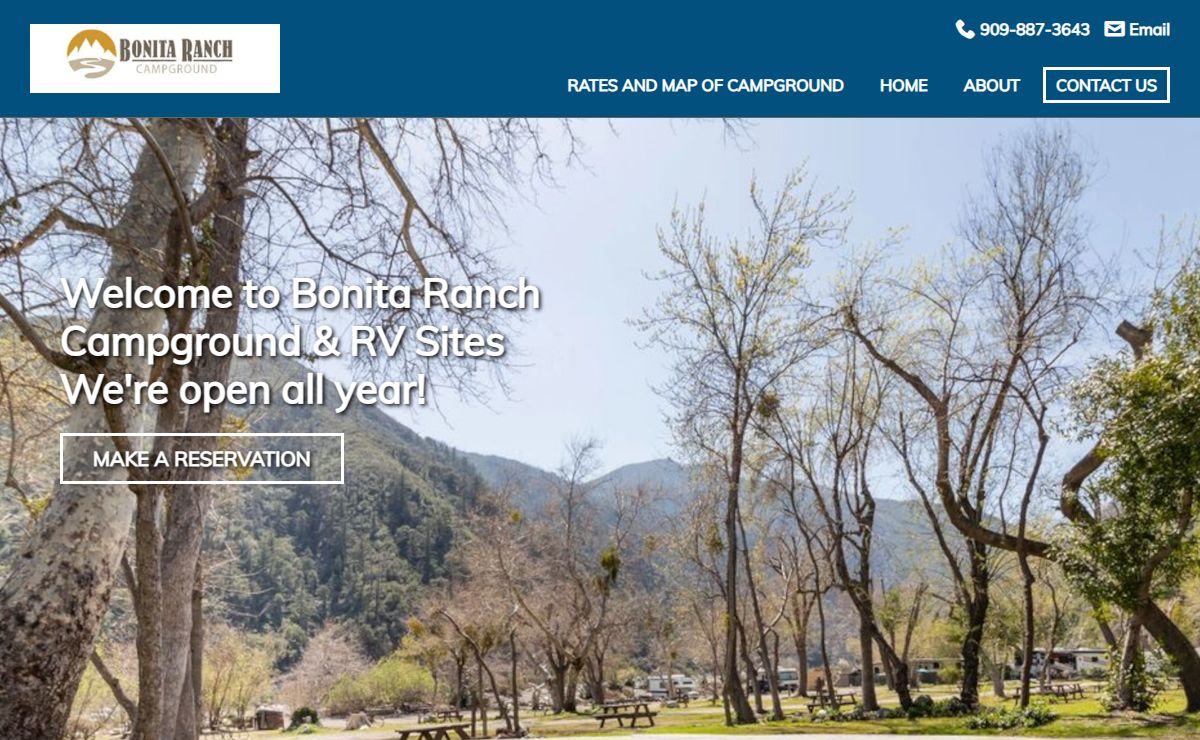 Welcome to Bonita Ranch Campground & RV SitesWe're open all year!
