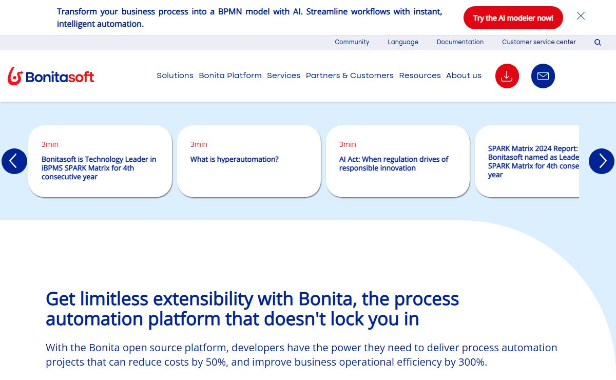 Bonitasoft : Open Source BPM software - Business Process Management