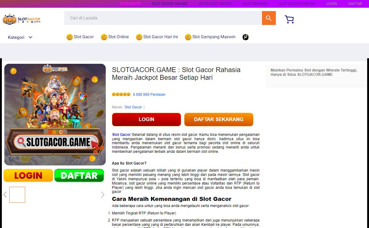 SLOTGACOR.GAME : Slot Gacor Rahasia Meraih Jackpot Besar Setiap Hari