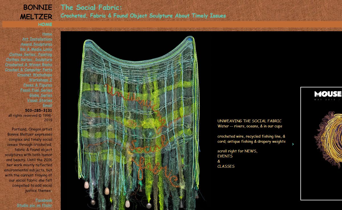 Bonnie Meltzer Crocheted Social Fabric
