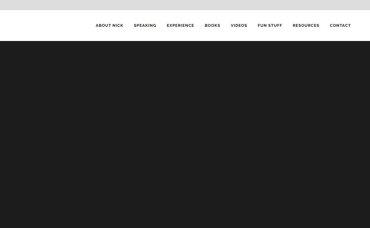 Welcome to NickBontis.com