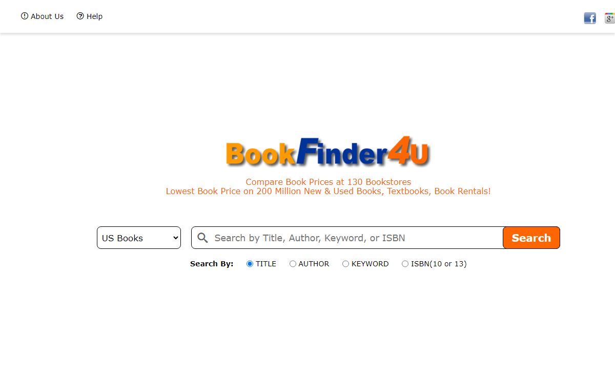 BookFinder4U - Compare book prices at 130 bookstores, Book finder for cheap books, discount books, book rentals