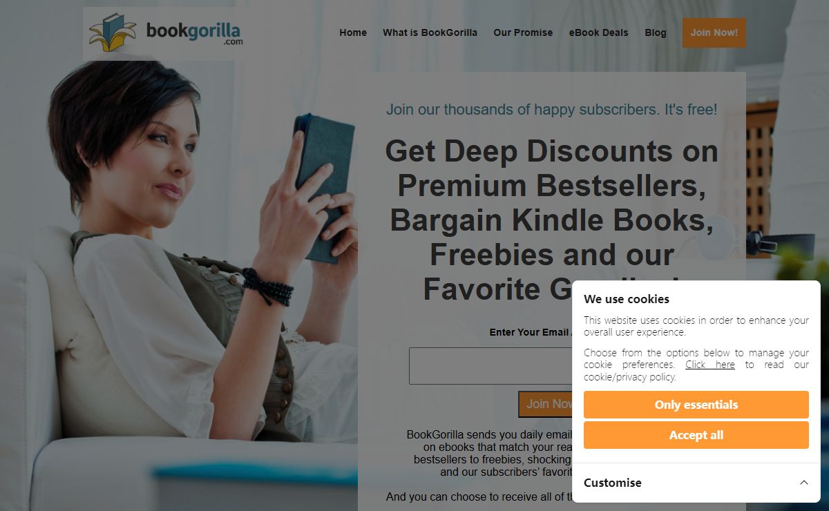 BookGorilla.com: Get Bargain Bestsellers and Free Books for Your Kindle