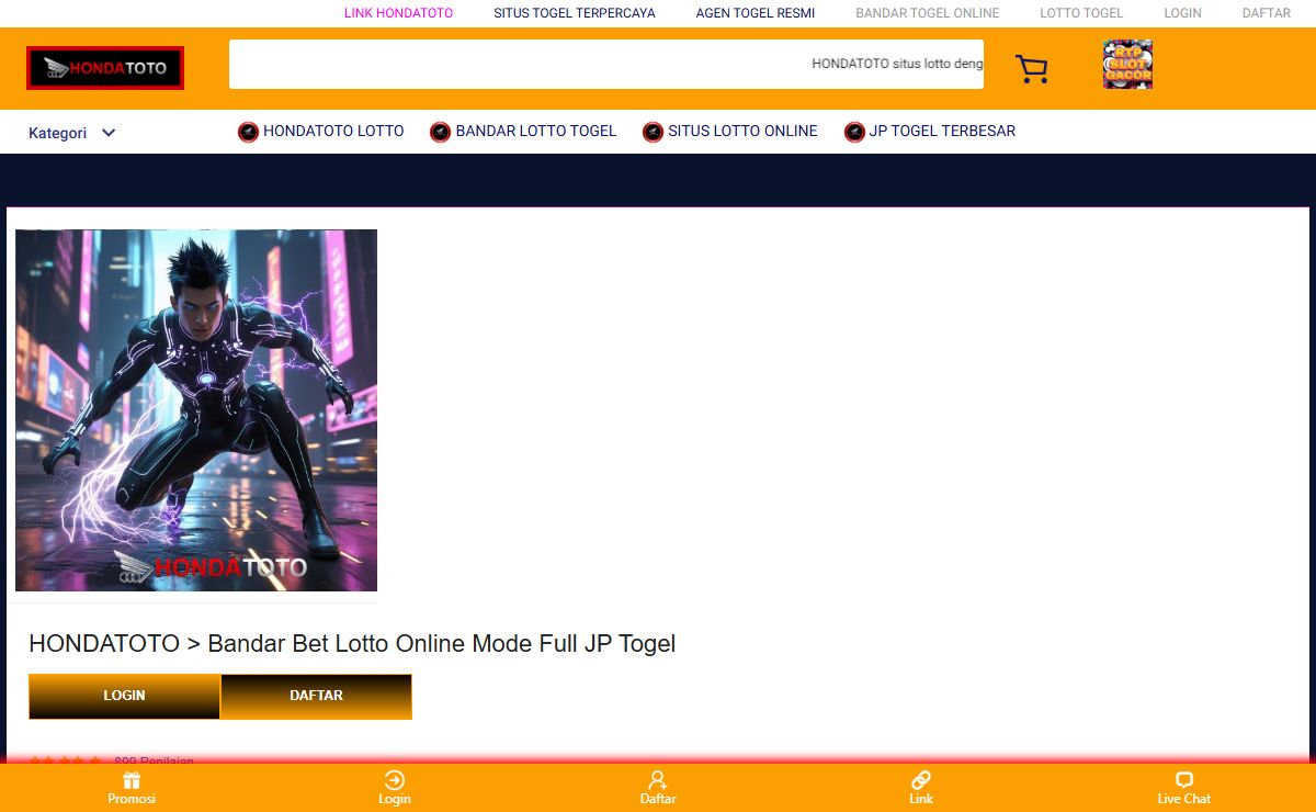 HONDATOTO > Bandar Bet Lotto Online Mode Full JP Togel