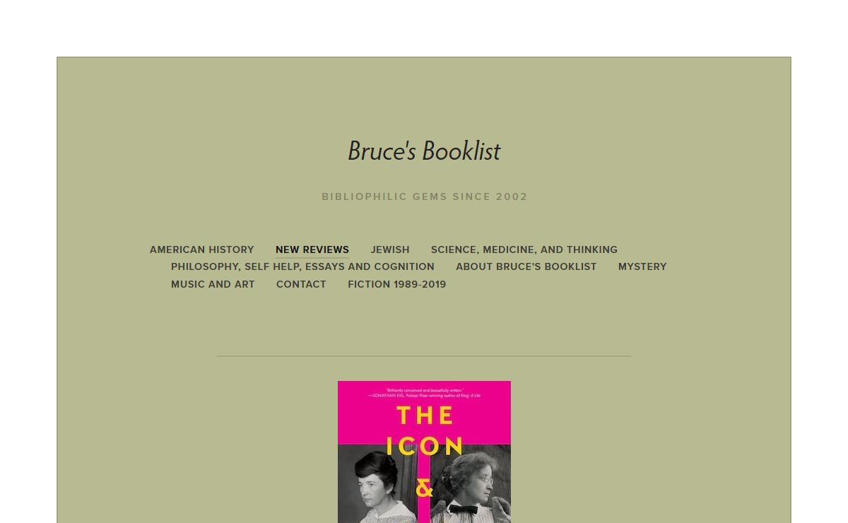 Bruce's Booklist