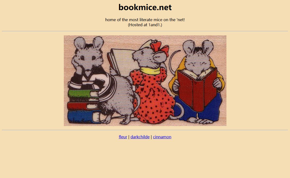bookmice.net index