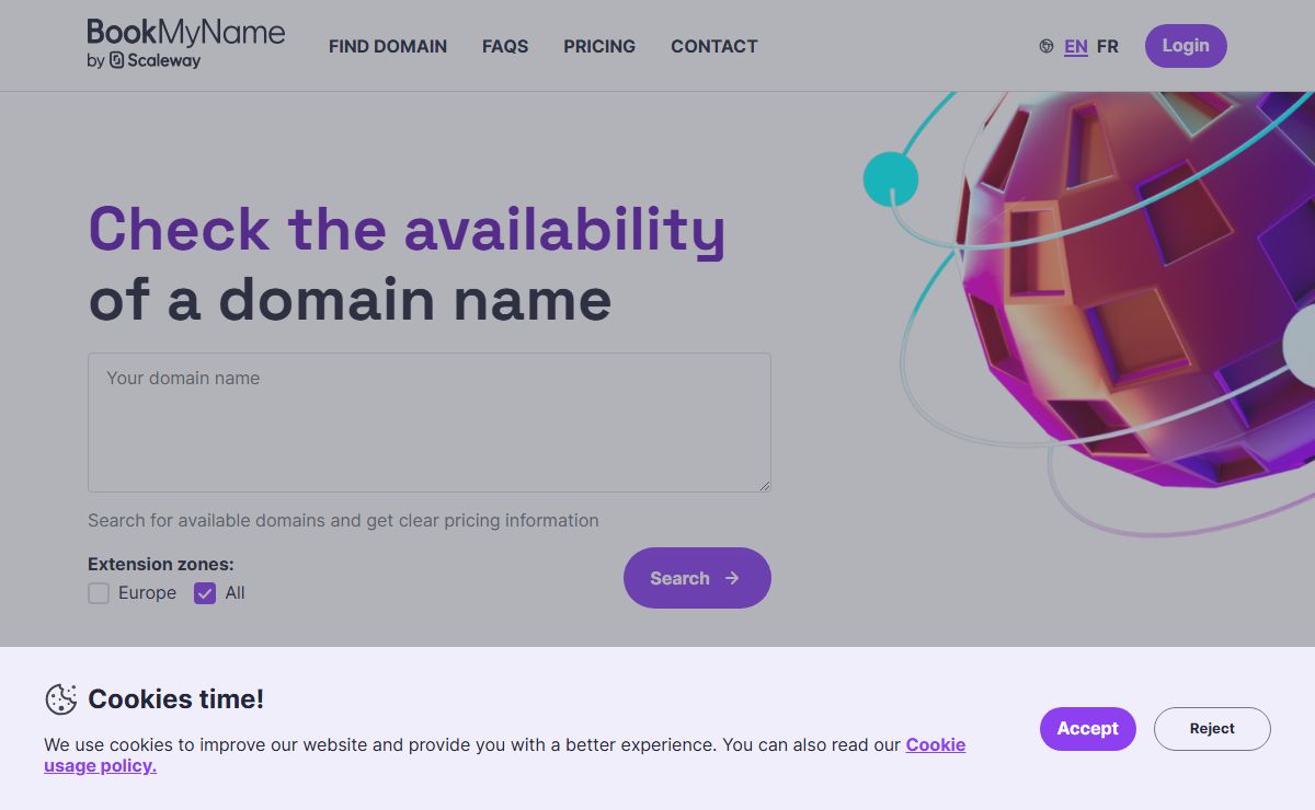BookMyName - Best Domain Name Registration & Email Services